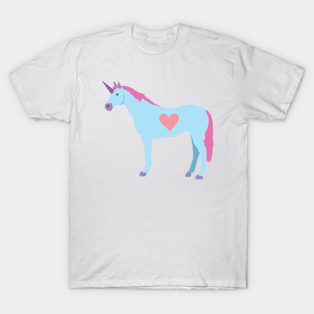 Unicorn T-Shirt by ElviaMontemayor